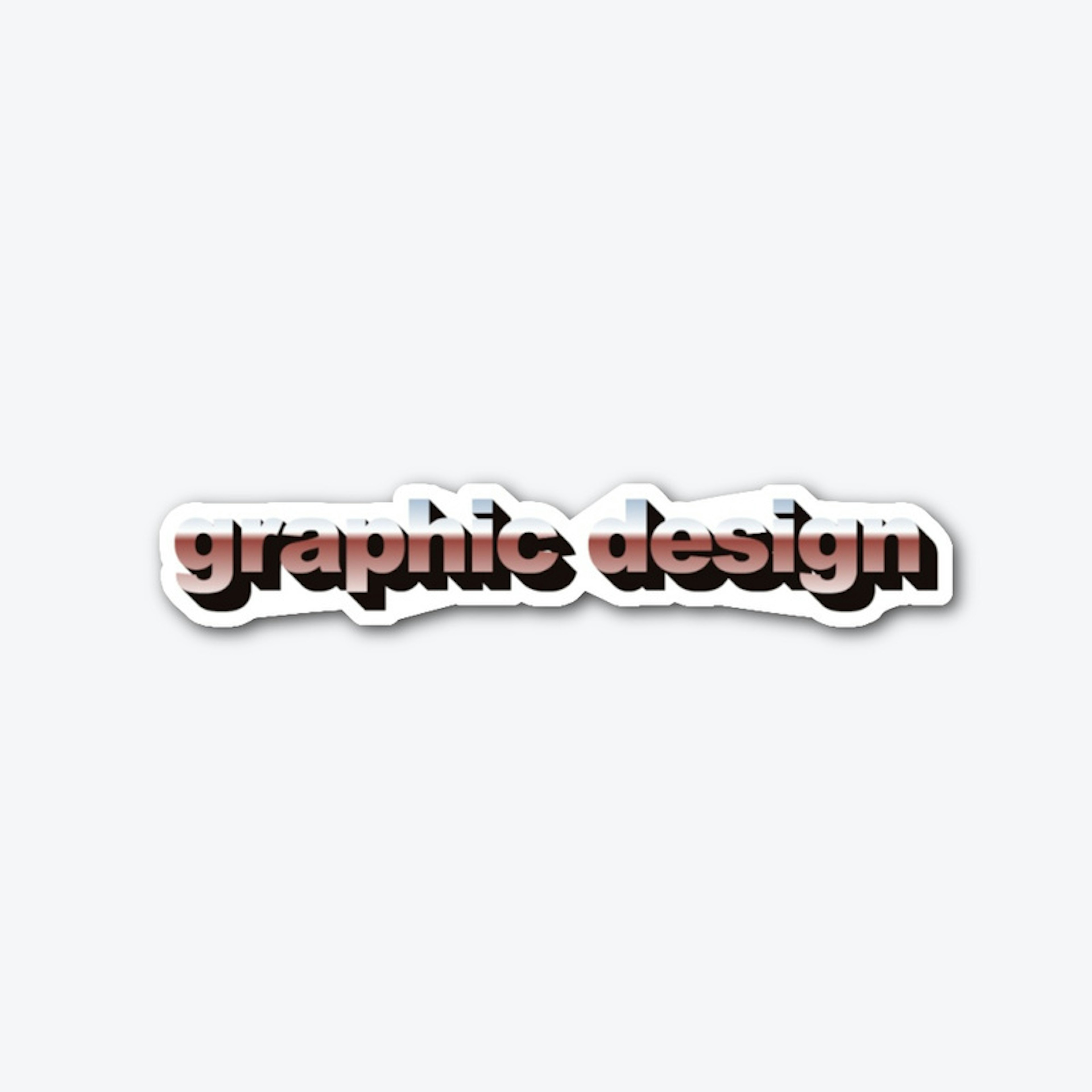 Graphic Design Desert Chrome