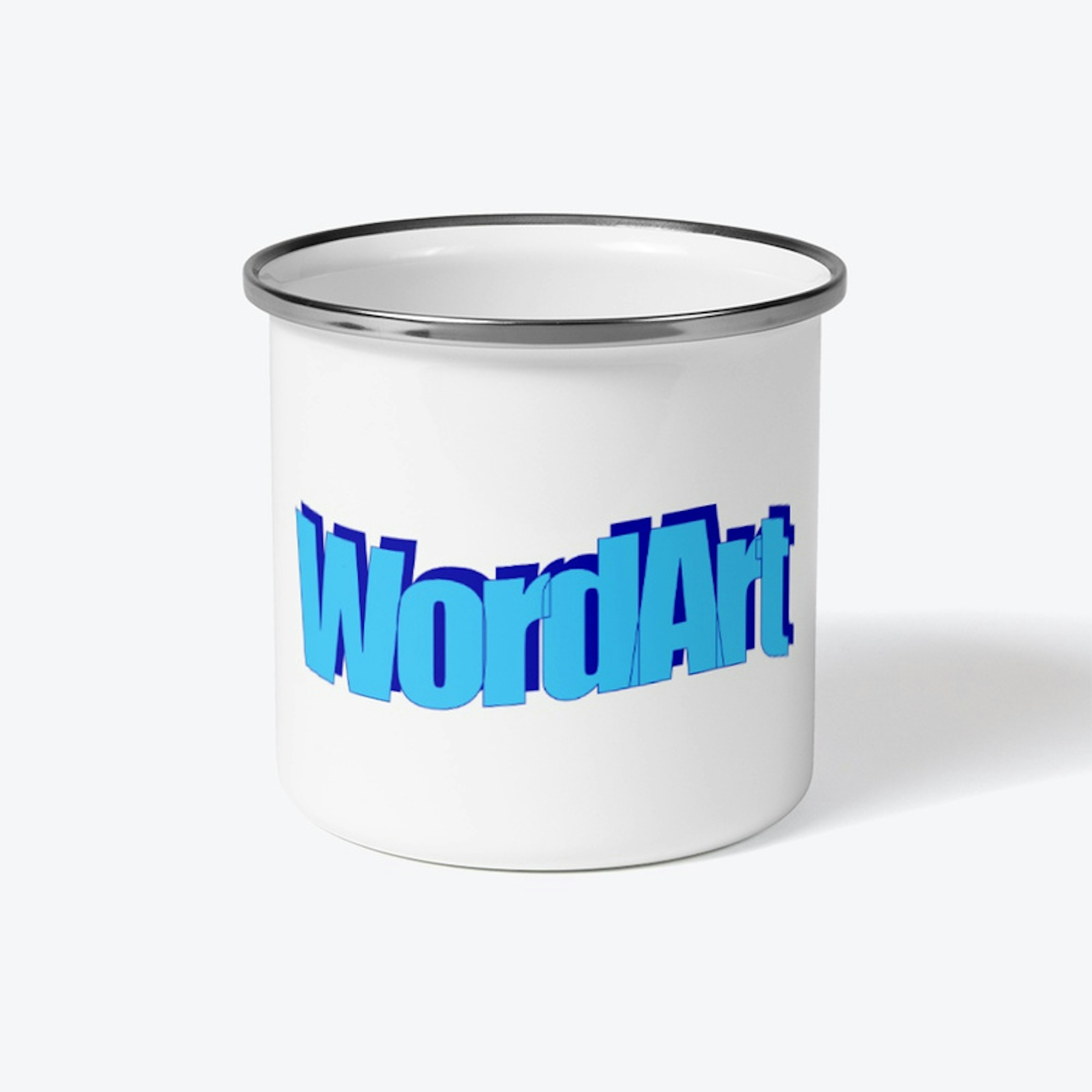 WordArt Wavy Blues